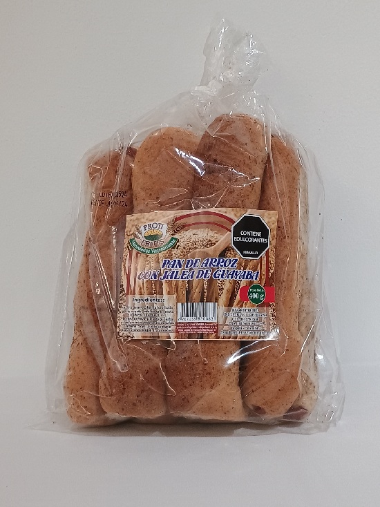 PAN DE ARROZ CON JALEA DE GUAYABA